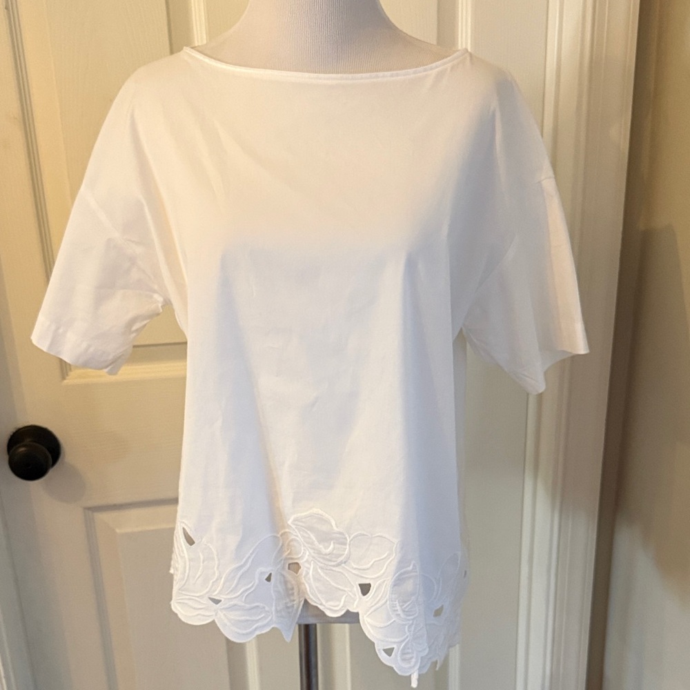 Lafayette 148 White Top, Size S